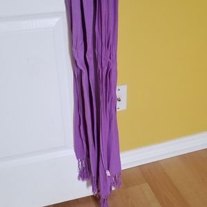Purple scarf
